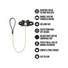 Silicone Collar and Leash with Bow