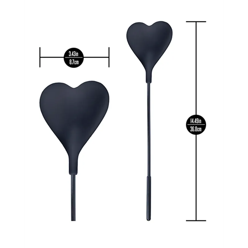 Heart Crop with Silicone Tip