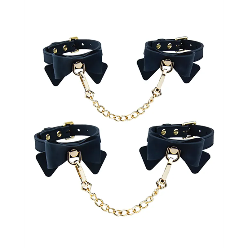 Wrist and Ankle Restraint Set with Bow Detail