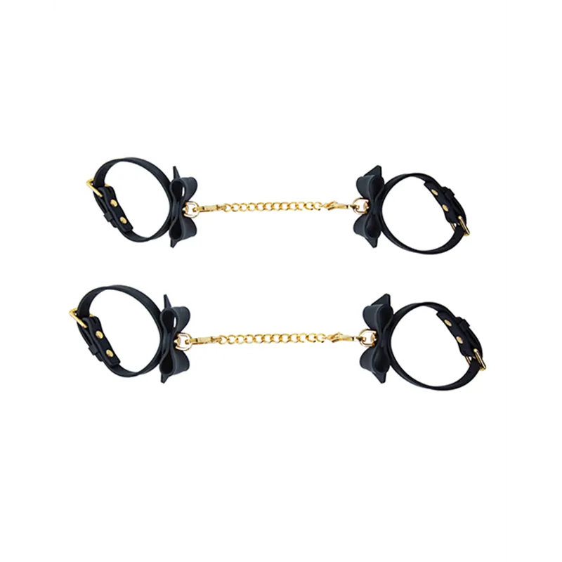Wrist and Ankle Restraint Set with Bow Detail