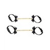 Wrist and Ankle Restraint Set with Bow Detail