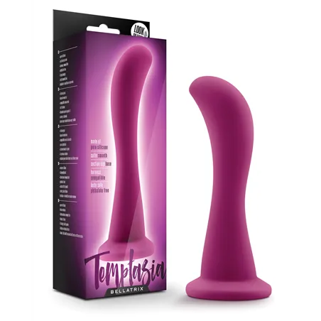 Bellatrix Curved Silicone Strap-On Dildo in Plum