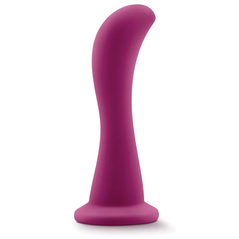 Bellatrix Curved Silicone Strap-On Dildo in Plum