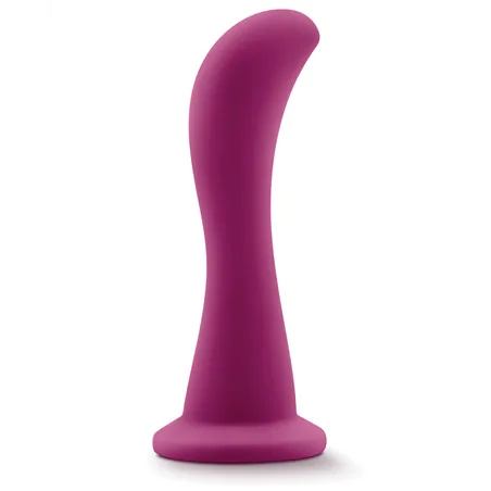 Bellatrix Curved Silicone Strap-On Dildo in Plum
