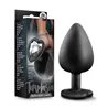 Temptasia Bling Butt Plug with Gem in Black Large