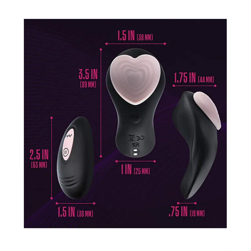 Heartbeat Panty Vibe with Wireless Remote