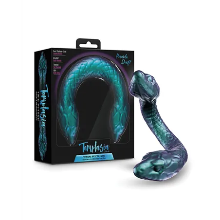Double-Ended Dildo with Posable Silicone Shaft 18 Inch