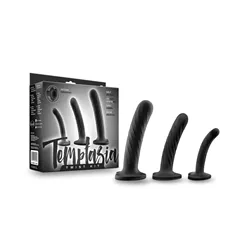 Temptasia Twist Silicone Dildo Kit with Suction Cup Base