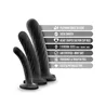 Temptasia Twist Silicone Dildo Kit with Suction Cup Base
