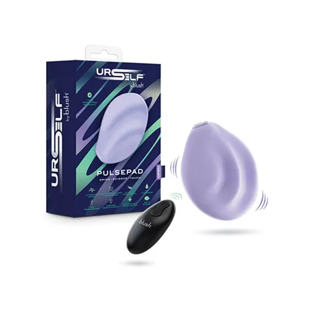 Double-Sided Silicone Vibrator with Wireless Remote in Lavender