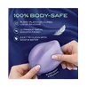 Double-Sided Silicone Vibrator with Wireless Remote in Lavender