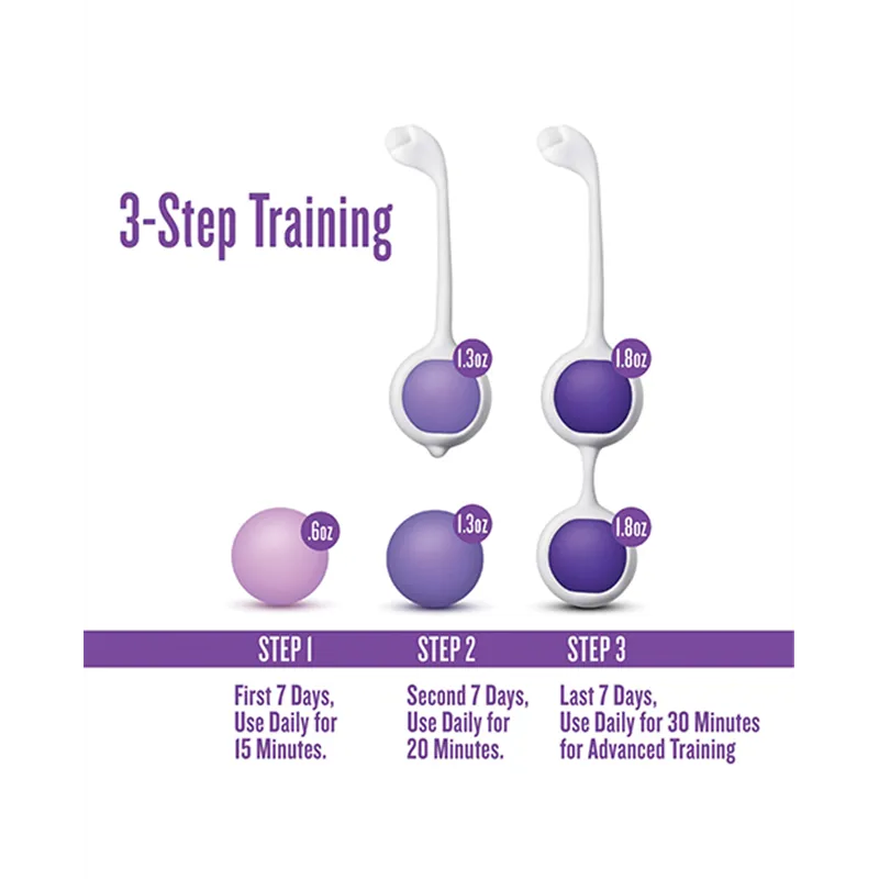 Kegel Training Kit with Six Progressive Balls