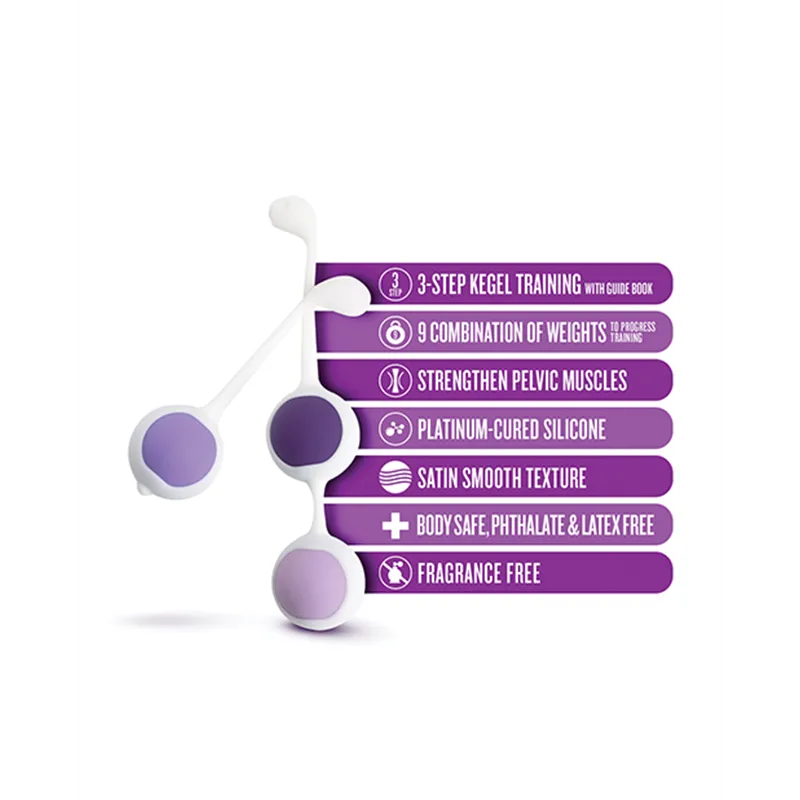 Kegel Training Kit with Six Progressive Balls