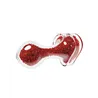 Oh My Gem Lustre Glass Butt Plug with Ruby Heart Base