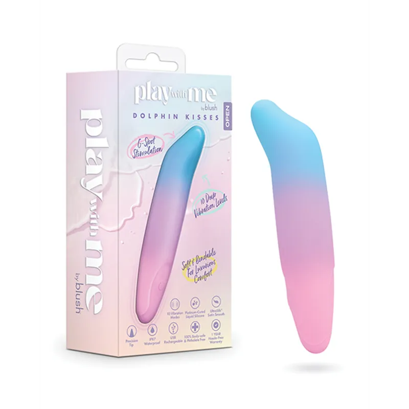 Dolphin Kisses Silicone Clitoral Vibrator