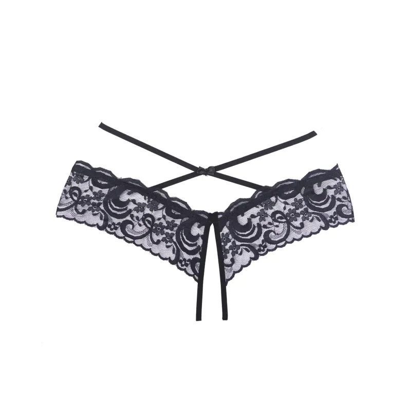 Adore Dare Me Cross Waist Open Lace Panty