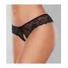 Adore Foreplay Lace & Mesh Front Open Panty