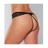 Adore Foreplay Lace & Mesh Front Open Panty