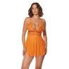 Lace and Mesh Babydoll with G-String