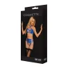 Underwire Bra Set with Choker, Garter Belt and G-String