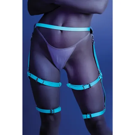 Glow in the Dark Leg Harness with Buckle Closures