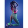 Glow Suspender Stocking Bralette and G-String Set