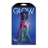 Glow Suspender Stocking Bralette and G-String Set