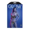 Solar Flare Flash Reflective Binding Underwire Bra with Thong