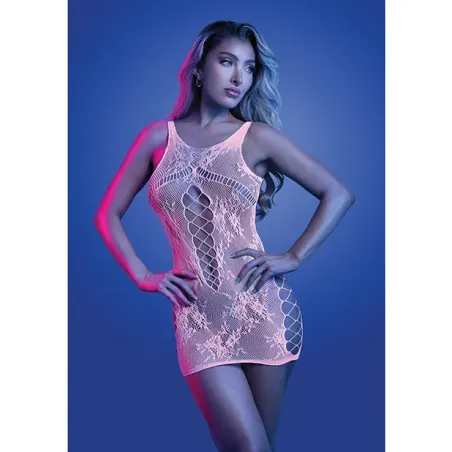 Glow-in-the-Dark Lace Knit Dress