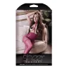 Sheer Crotchless Harness Stockings with Butterfly Pasties