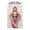Cut-Out Teddy in Ombré Knit