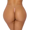 Rhinestone Side G-String in Pink | LunaVixen