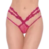 Lace Strappy Backless Tanga Panty