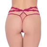 Lace Strappy Backless Tanga Panty