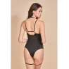 Strapped Garter Teddy with Choker
