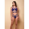 Strappy Fishnet Bra and Cheeky Low Rise Panty Set