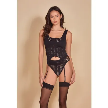 Garter Bustier and Panty Set