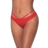 Ooh La Lace Peek-a-Boo Cheeky Panty with Cross-Strap Detail