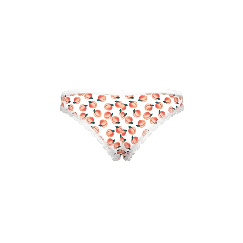 Sweet Treats Crotchless Boy Short with Peach Lube