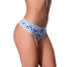 Crotchless Thong with Edible Lube Packettes