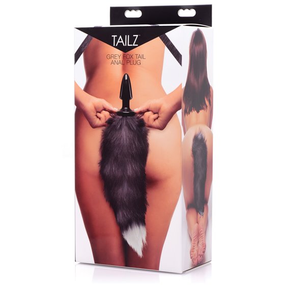 Tailz Grey Fox Tail Anal Plug