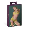 Daffodil Dreams Floral Lace Halter Bralette and Boy Short Set