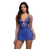 Enchanted Dream Lace and Mesh Babydoll with Thong