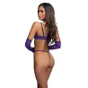 Bare Bliss Mesh and Satin Bra and Thong Set