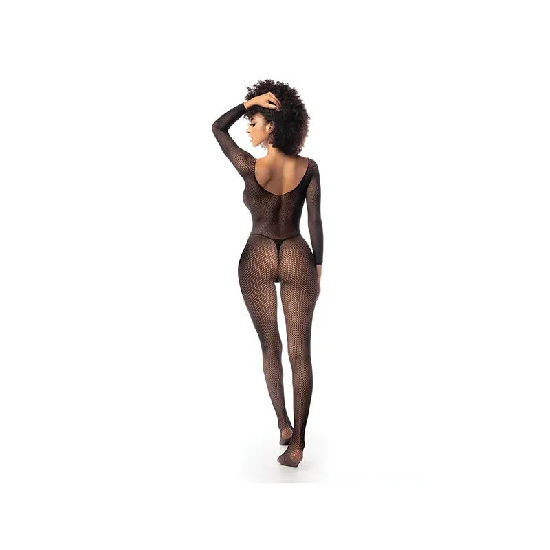 Long Sleeve Fishnet Bodystocking
