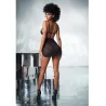 Mesh and Lace Two-in-One Teddy with Detachable Skirt