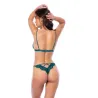 Eyelash Lace Bralette and G-String Set