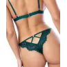 Eyelash Lace Bralette and G-String Set