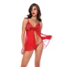 Sequin Floral Babydoll with G-String