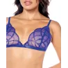 Embroidered Lace Bralette Garter Set with G-String